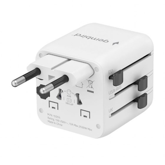 Univerzalni punjač travel adapter sa priključcima US/UK/EU/AU 