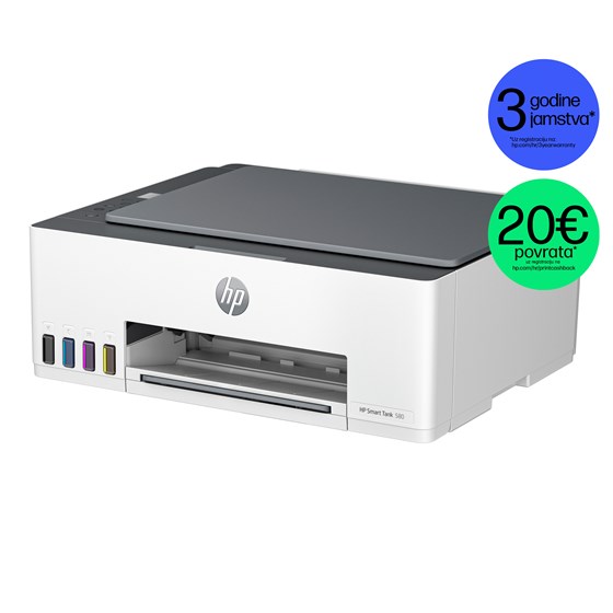 Multifunkcijski uređaj, HP Smart Tank 580 ITS Wireless, 4800x1200dpi, brzina: 11str/min, USB 2.0 Wi-Fi, 1F3Y2A