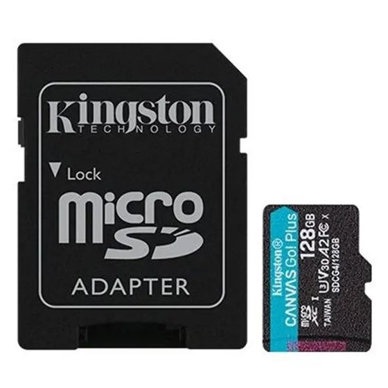 Memorija microSD 128GB Kingston Canvas Go! Plus, R200/W100 P/N: SDCG4/128GB