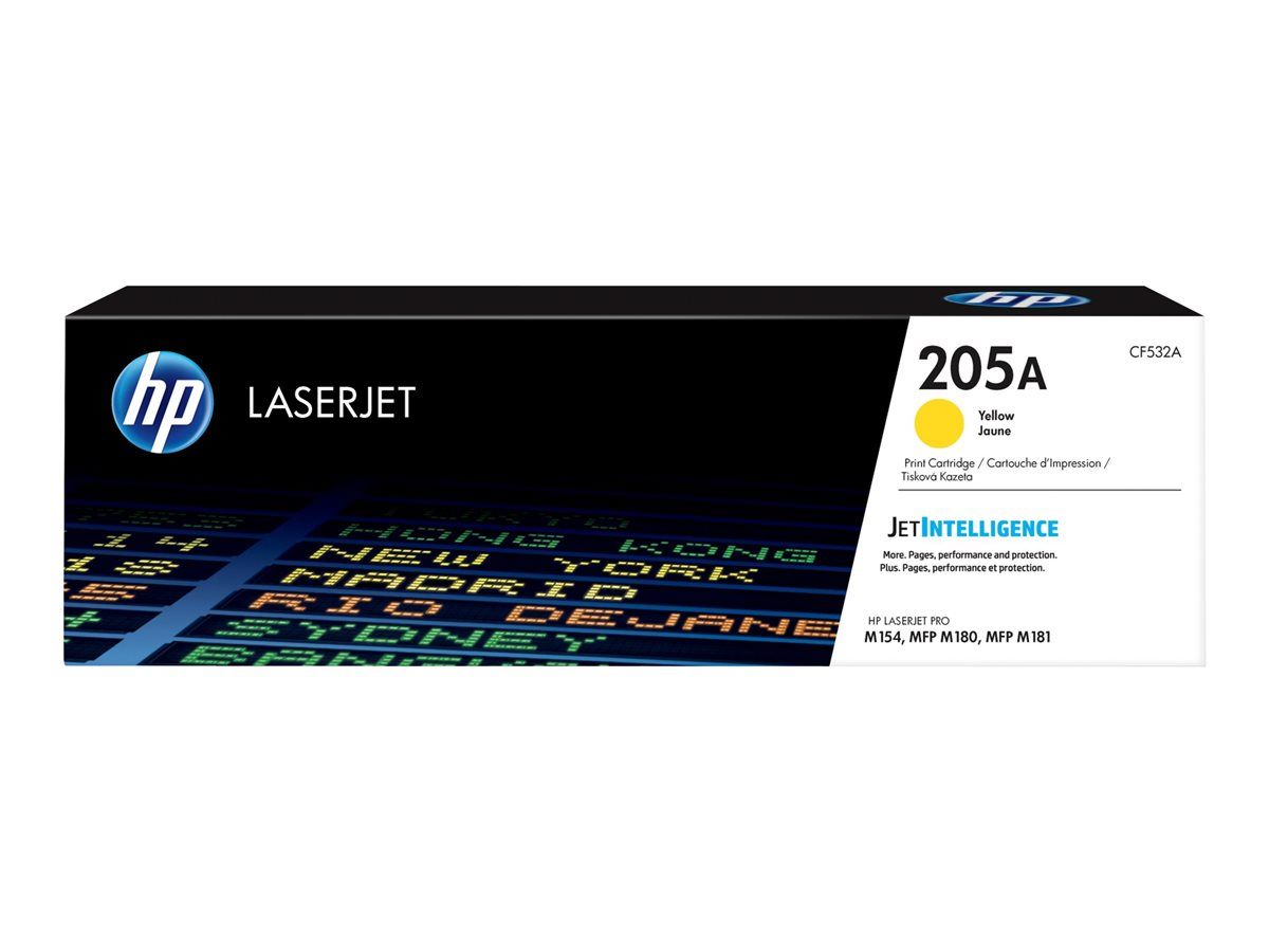 Toner HP Color LaserJet 205A Yellow P/N: CF532A