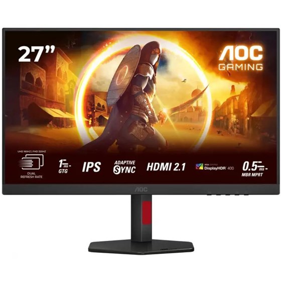 Monitor AOC 2U27G4R, 27" FHD,4K IPS, 320Hz 1 ms, 2xHDMI, DP, Crni