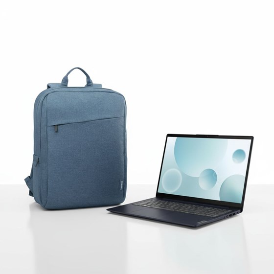 Lenovo IdeaPad Ultraslim 3, 82RK012HSC+R, 15.6" Full HD, Intel Core i3 1215U, 8GB, 512GB, W11H + Ruksak za laptope do 15.6" Lenovo B210 plavi 