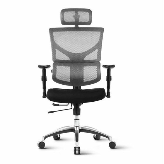 Ergonomski uredski stolac SMART BASIC 04IW crno-siva