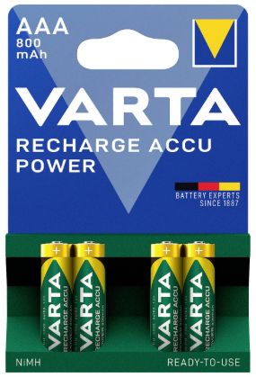 VARTA RECH.ACCU VALUE AAA 800MAH BLI4