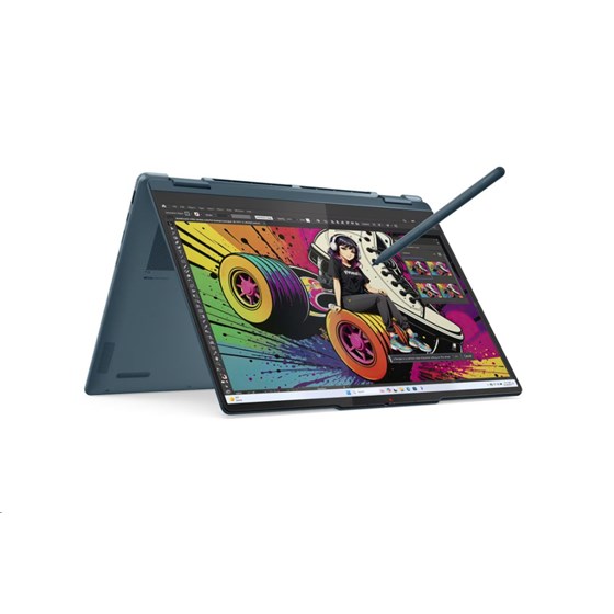 Lenovo Yoga 7 2u1, 83JR0028SC, 14" WUXGA OLED TouchScreen, AMD Ryzen AI 5 340, 24GB, 1TB SSD, FreeDOS, Integrated AMD Radeo 840M Graphics