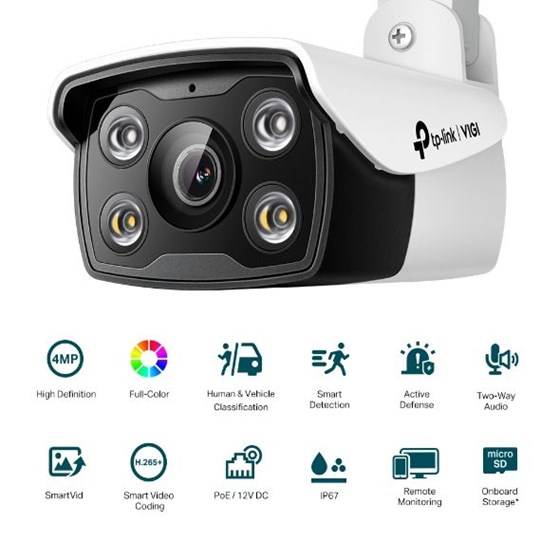 TP-Link Vigi C340 vanjska IP Bullet HD kamera, 2.8mm leća