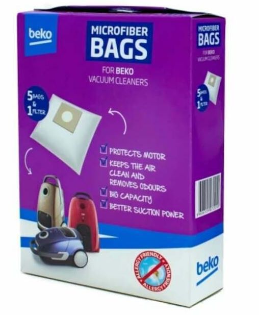 VREČICE 5/1 + FILTER VCC648OT LJUBIČASTE BEKO