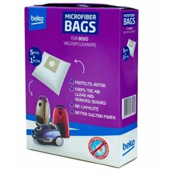 VREČICE 5/1 + FILTER VCC648OT LJUBIČASTE BEKO