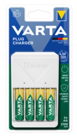 PLUG CHARGER 57647 + 4 x AA 2100 mAh
