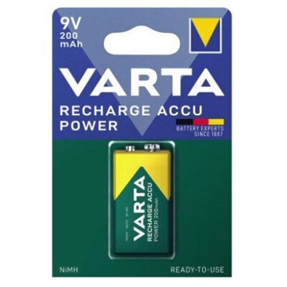 VARTA RECH.ACCU POWER R2U 9V 200MAH BLI1