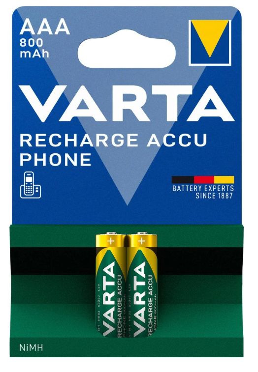 VARTA PHONE ACCU 800 MAH AAA BLI2
