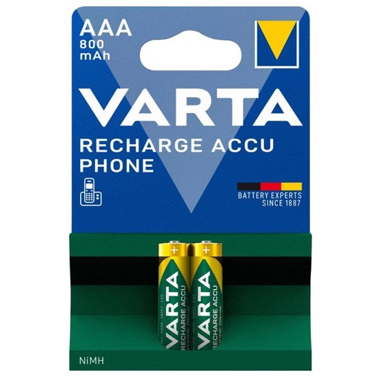 VARTA PHONE ACCU 800 MAH AAA BLI2
