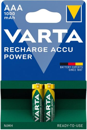 VARTA RECH.ACCU POWER R2U 1000MAH AAA BLI2