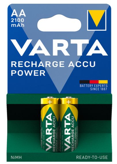 VARTA RECH.ACCU POWER R2U AA 2100MAH BLI2