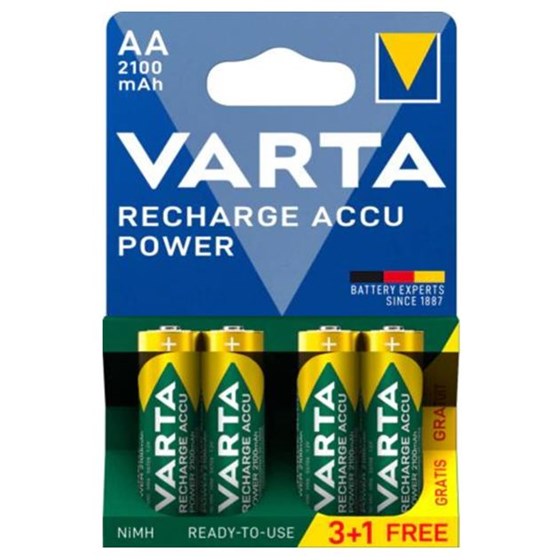 VARTA RECH.ACCU VALUE AA 2100MAH BLI4