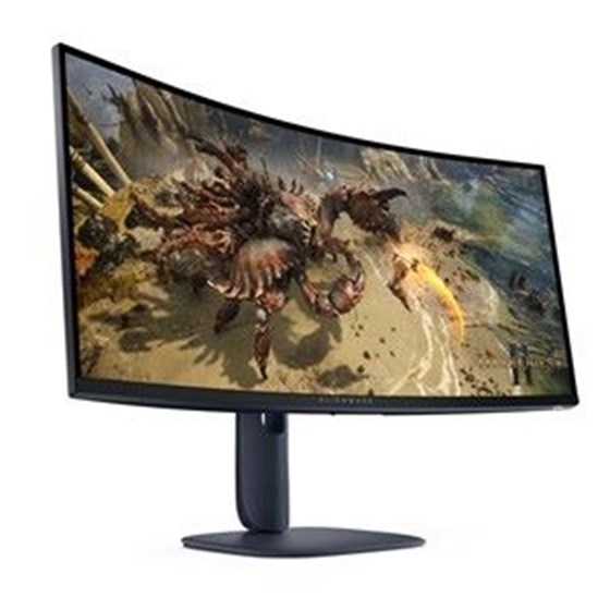 Monitor Dell Alienware AW3425DWM, 34" QHD 180Hz, HDMI, DisplayPort, USB A, USB B, AMD FreeSync, Pivot