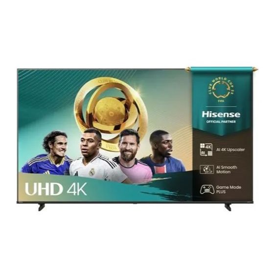 TV HISENSE 55A6Q, 55" 4K UHD, LED, Smart TV, 55A6Q