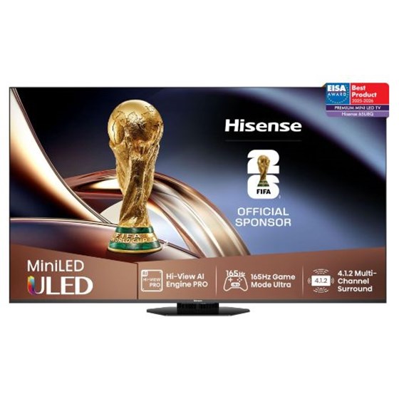 TV Hisense 65U8Q ,65" 4K UHD, MiniLED, Smart TV, 65U8Q