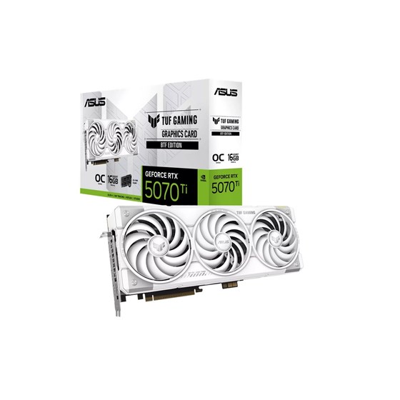 Grafička kartica ASUS TUF Gaming GeForce RTX™ 5070 Ti 16GB GDDR7 BTF White OC Edition