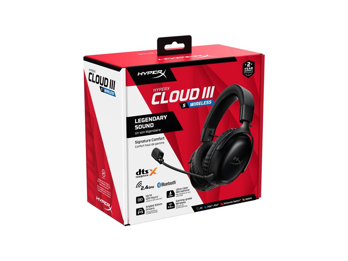 HyperX Cloud III S Wireless - Black
