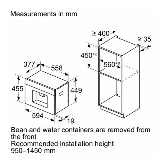 Bosch CTL7181B0 SER8 ugradni espresso aparati za kavu