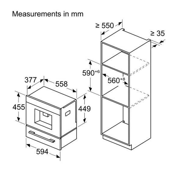 Bosch CTL7181B0 SER8 ugradni espresso aparati za kavu