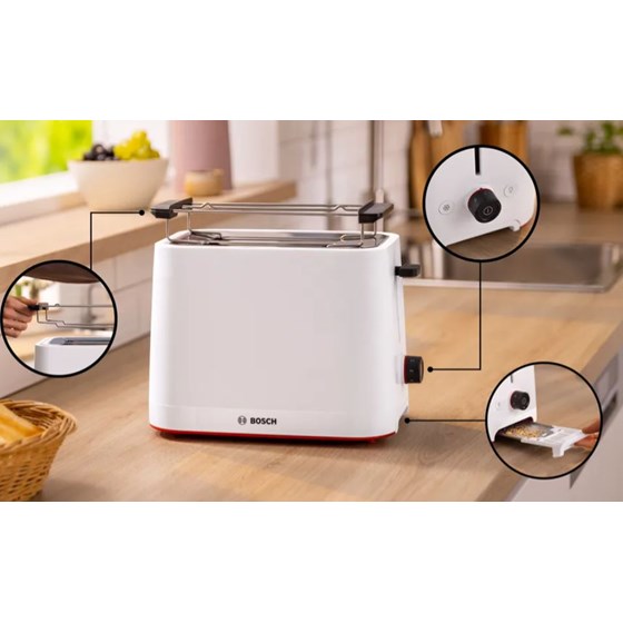 Bosch TAT3M121  kompaktni tosteri