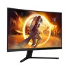 Monitor AOC CQ32G4VE, 31,5" QHD, HDMIx2, DP, 180Hz, HAS, Zakrivljeni, Crno-siva
