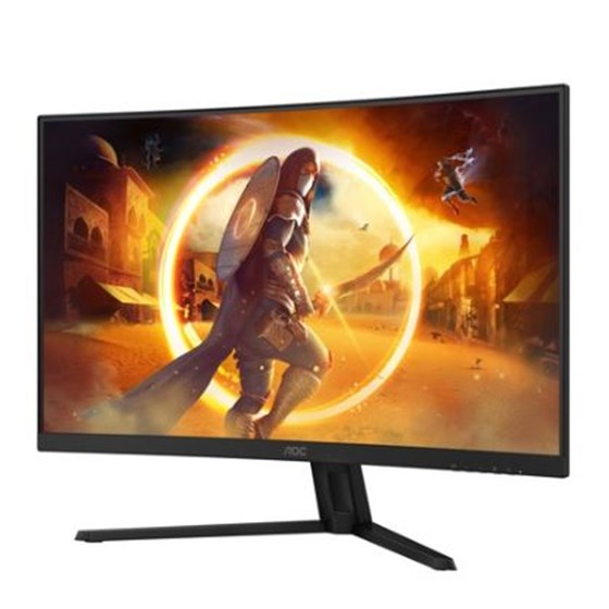 Monitor AOC CQ32G4VE, 31,5" QHD, HDMIx2, DP, 180Hz, HAS, Zakrivljeni, Crno-siva