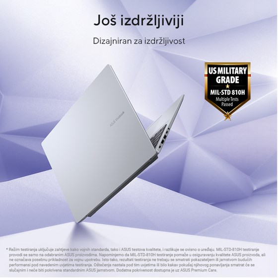 Asus Vivobook 16 X1607QA-MB004W, 90NB15Z2-M002T0, 16" WUXGA, Snapdragon X X1 26 100, 16GB, 1TB SSD, W11H, Qualcomm Adreno GPU