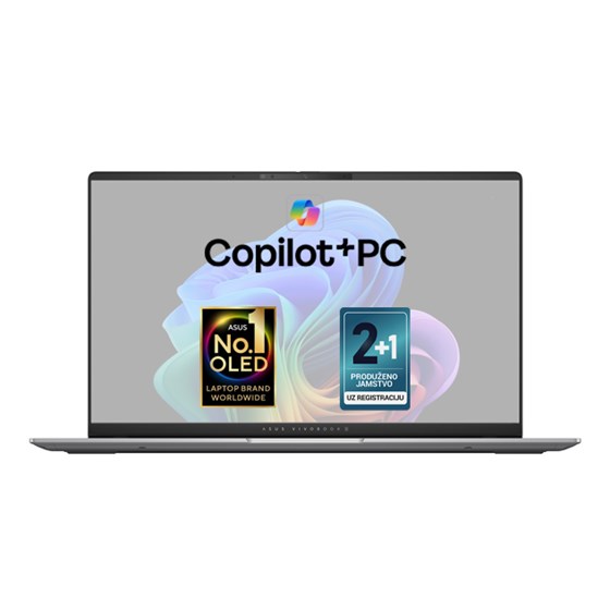 Asus VivoBook S 15 OLED S5507QA-MA056W, 90NB14Q2-M00800, 15.6" 3K 120Hz, Snapdragon X Elite X1E, 32GB, 1TB SSD, W11H, Qualcomm Adreno GPU - izložbeni artikl