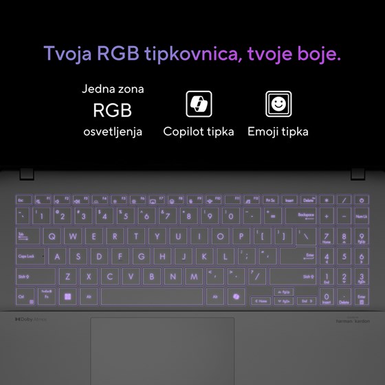 Asus VivoBook S 15 OLED S5507QA-MA056W, 90NB14Q2-M00800, 15.6" 3K 120Hz, Snapdragon X Elite X1E, 32GB, 1TB SSD, W11H, Qualcomm Adreno GPU - izložbeni artikl