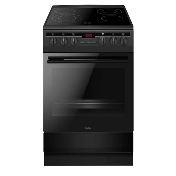 Amica samostojeći štednjak 57CE3.315HTa(Bm) staklokeramika, crni mat ( 58149 )