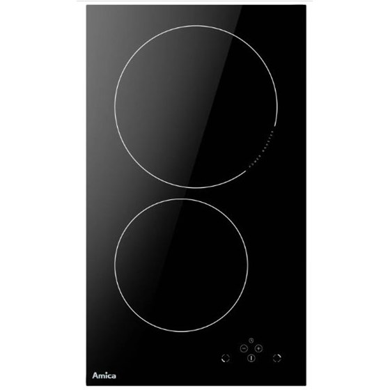 Amica ploča PI 3520 U, domino, staklokeramika, indukcija, crna