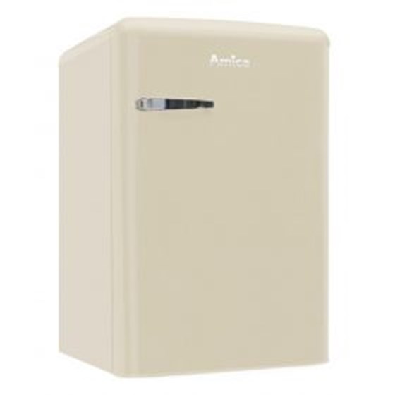 Amica Hladnjak KS15615B, E, kombinirani, retro, bež