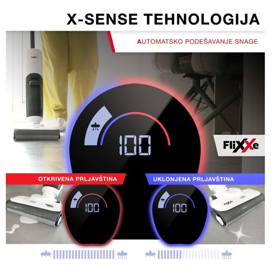 FliXXe 2x2 Squizzle 2u1 usisavač