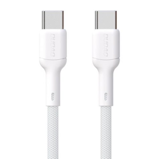 Kabel USB C - USB C 65W 1m, Dudao, bijeli