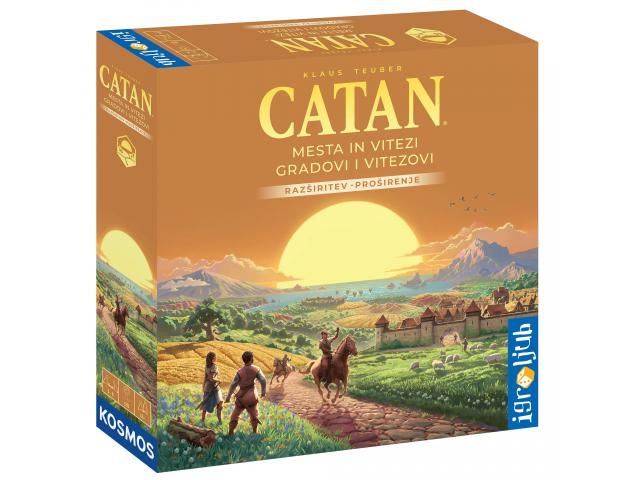 Društvena igra CATAN 2025 Gradovi i Vitezovi (HR)