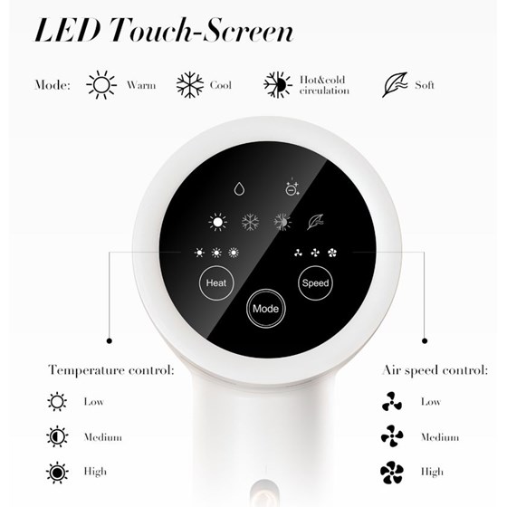 Jimmy F7 Nano Ultrasonic sušilo za kosu sušilo za kosu