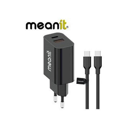 MEANIT KUĆNI BRZI PUNJAČ ZA IPHONE I ANDROID 45W SA KABELOM 1.5M