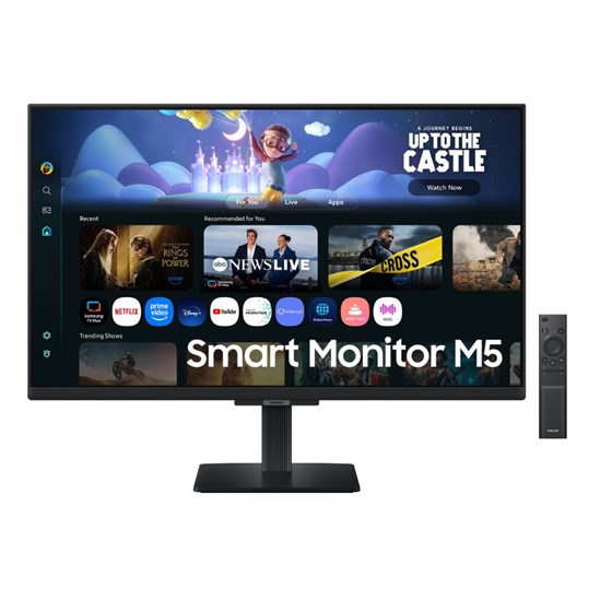 Samsung monitor 27" LS27FM500EUXDU, FHD IPS, Smart, zvuč, 60Hz, 2xHDMI, Crni
