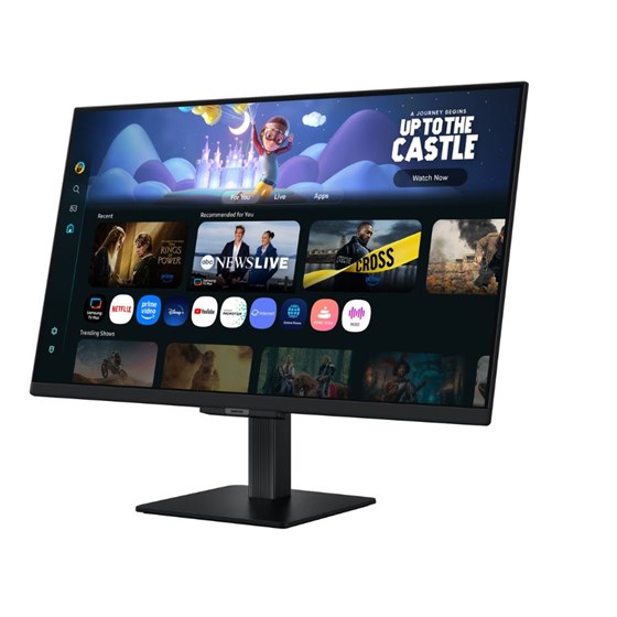 Samsung monitor 27" LS27FM500EUXDU, FHD IPS, Smart, zvuč, 60Hz, 2xHDMI, Crni