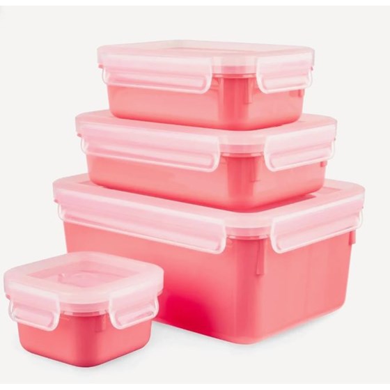 SEB TEFAL SET POSUDA ZA POHRANU N1030910 CRVENI