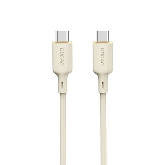 Kabel USB C - USB C 100W 1m, Dudao, bež