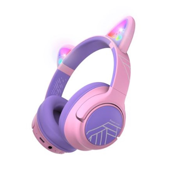 Power Locus dječje slušalice pwl-bobo-catearspuprplepink