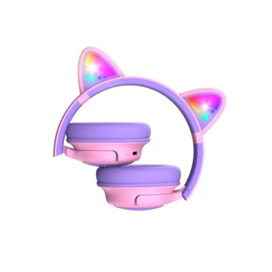 Power Locus dječje slušalice pwl-bobo-catearspuprplepink