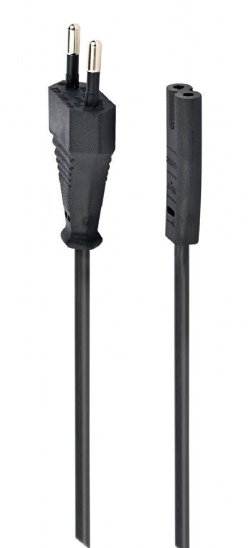 Naponski kabel C8 1.8m Gembird crni, PC-184/2
