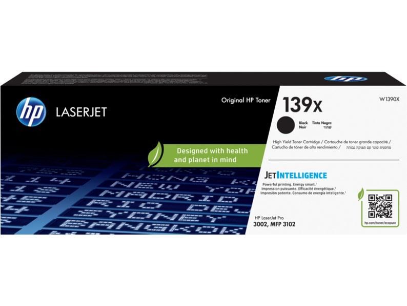 Toner HP LaserJet 139X Black P/N: W1390A