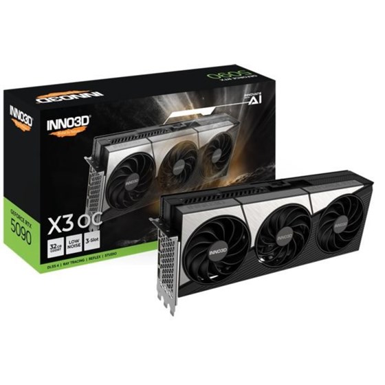 Grafička kartica Inno3D, nVidia GeForce RTX 5090 X3, 32GB GDDR7, 1x HDMI, 3x DisplayPort