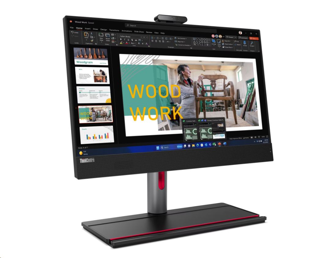 Lenovo AiO ThinkCentre M90a Gen 5, 12SH002MCR, 23.8" FullHD, Intel Core i5 14500, 32GB, 512GB SSD, W11P, Intel UHD Graphics 770, 36mj